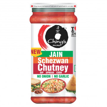 Chings Secret Jain Schezwan Chutney No Onion No Garlic 250Gm